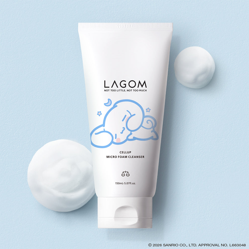 シナモロール〉ラゴム マイクロフォーム クレンザー(夜用洗顔) – LAGOM