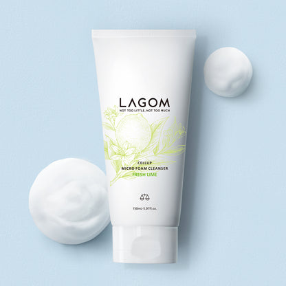 ラゴム マイクロフォーム クレンザー(FRESH LIME)(夜用洗顔)