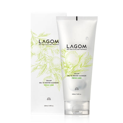 ラゴム ジェルトゥウォーター クレンザー(FRESH LIME)(朝用洗顔)