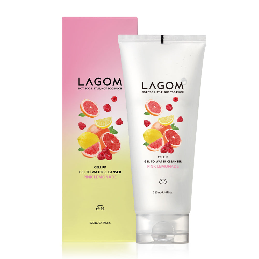 ラゴム ジェルトゥウォーター クレンザー(PINK LEMONADE)(朝用洗顔