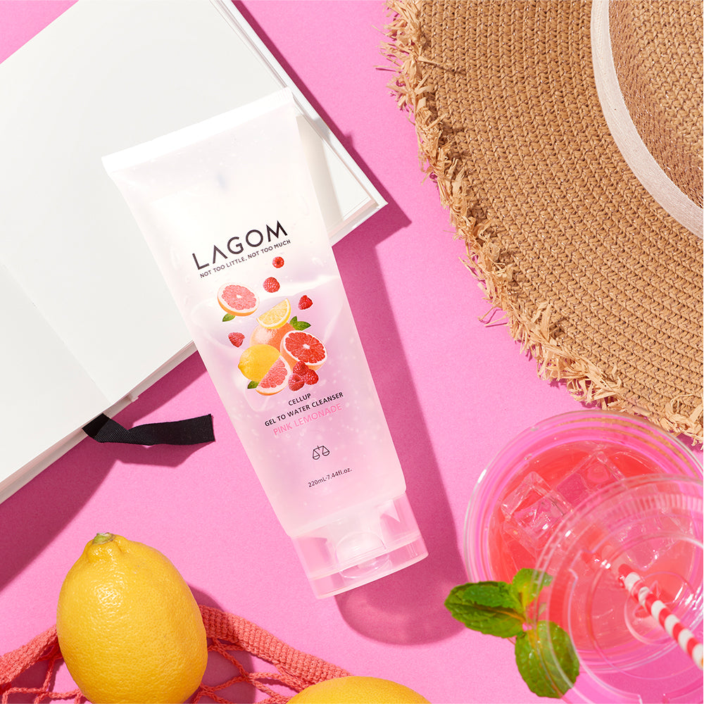 ラゴム ジェルトゥウォーター クレンザー(PINK LEMONADE)(朝用洗顔