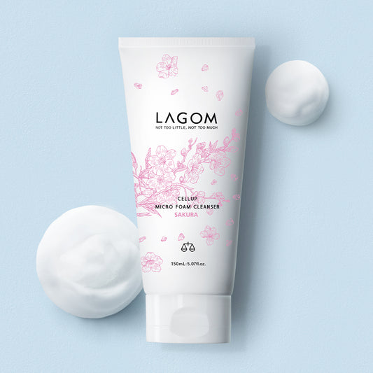ラゴム マイクロフォーム クレンザー(SAKURA)(夜用洗顔)
