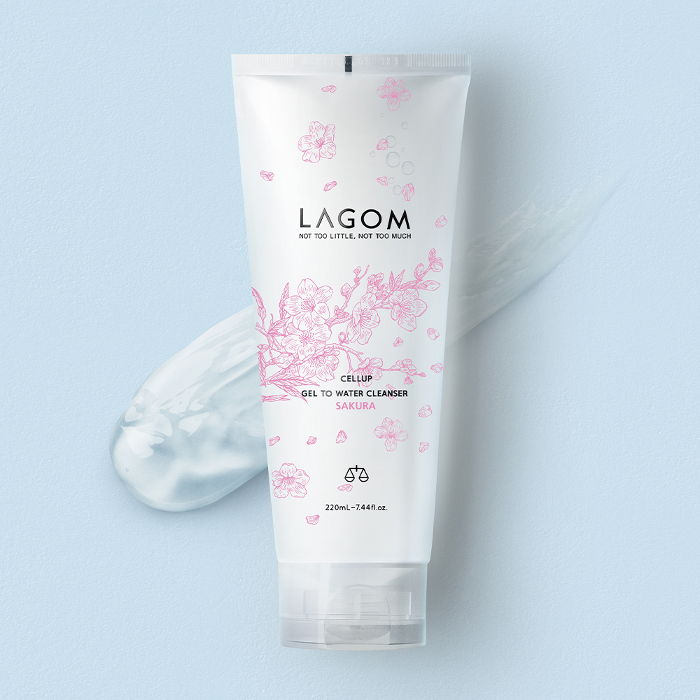ラゴム ジェルトゥウォーター クレンザー(SAKURA)(朝用洗顔)