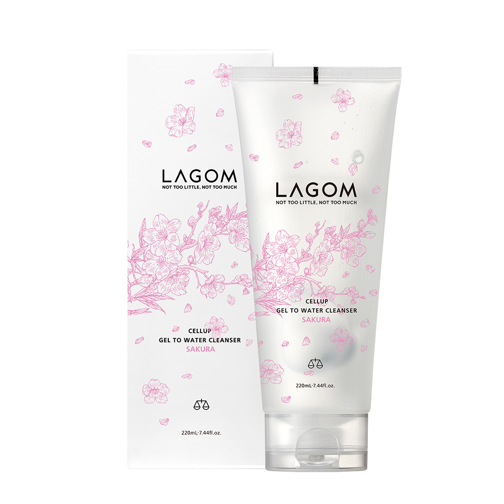 ラゴム ジェルトゥウォーター クレンザー(SAKURA)(朝用洗顔)