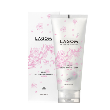 ラゴム ジェルトゥウォーター クレンザー(SAKURA)(朝用洗顔)