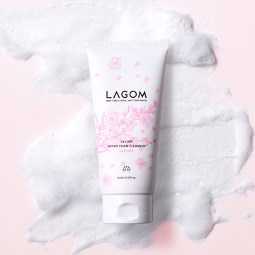 ラゴム マイクロフォーム クレンザー(SAKURA)(夜用洗顔)