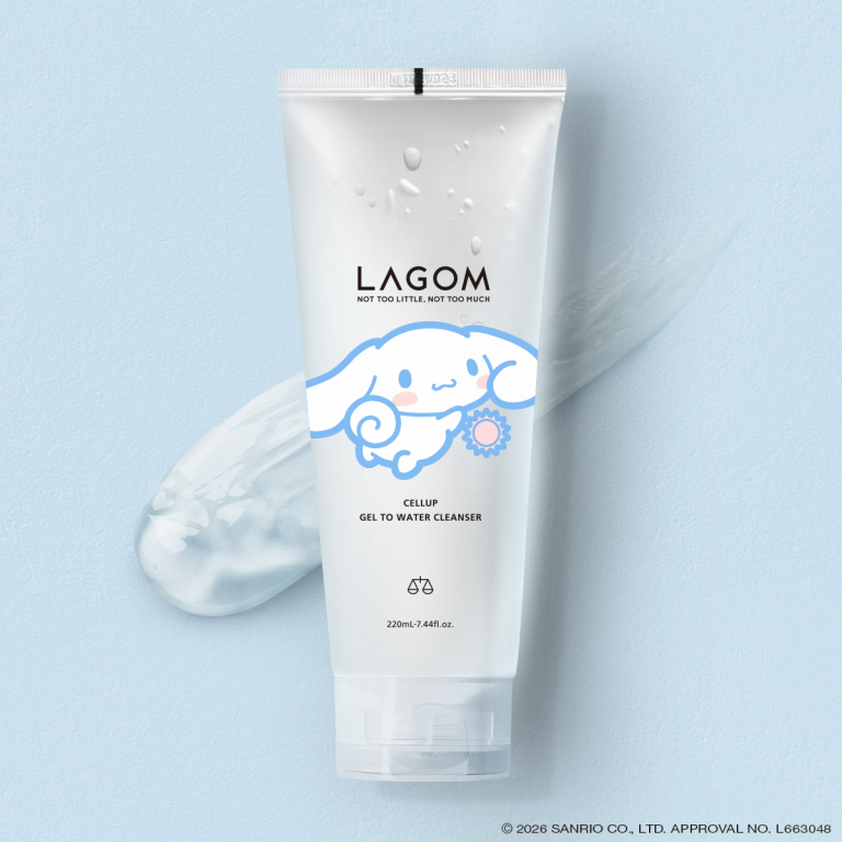 〈シナモロール〉ラゴム ジェルトゥウォーター クレンザー(朝用洗顔)