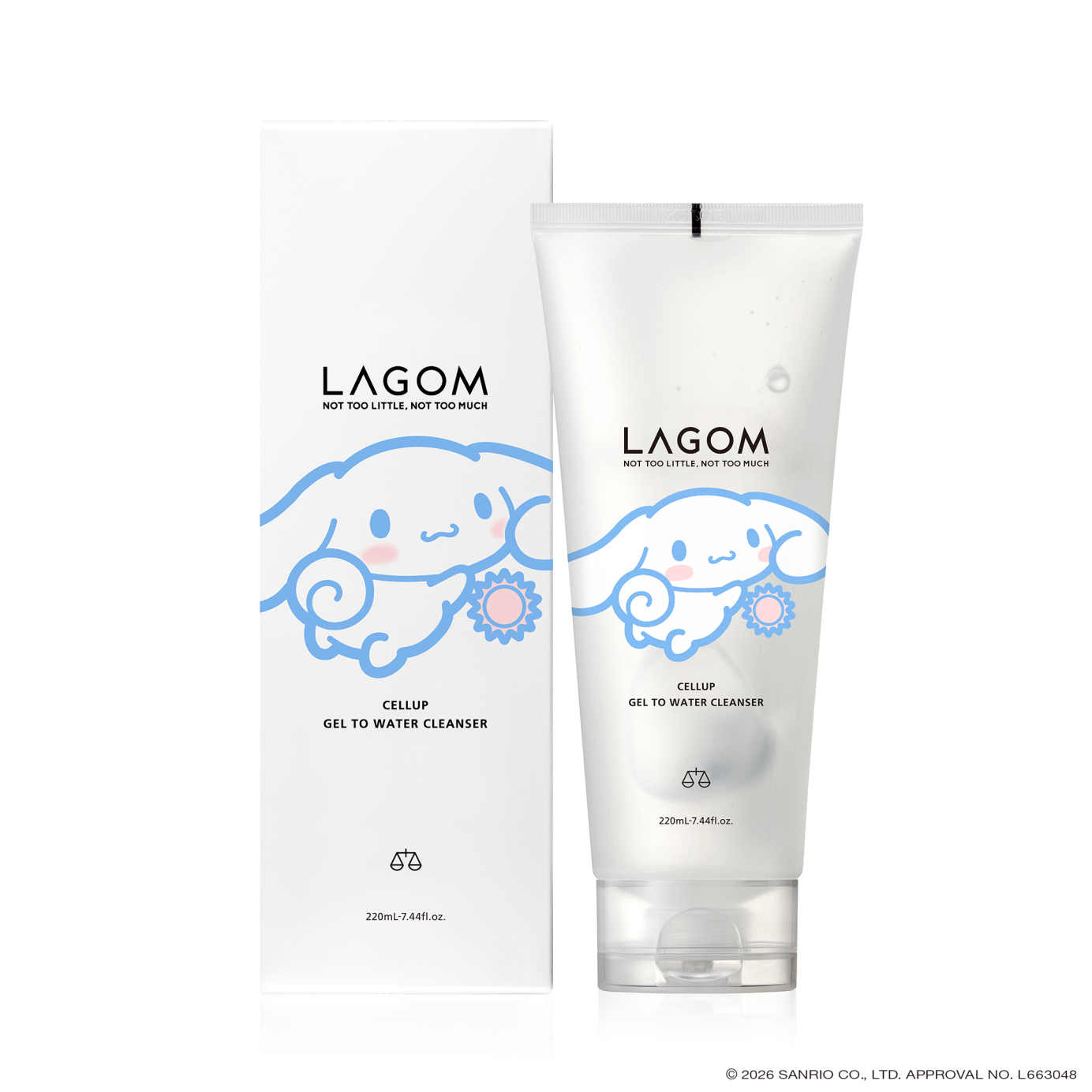 〈シナモロール〉ラゴム ジェルトゥウォーター クレンザー(朝用洗顔)