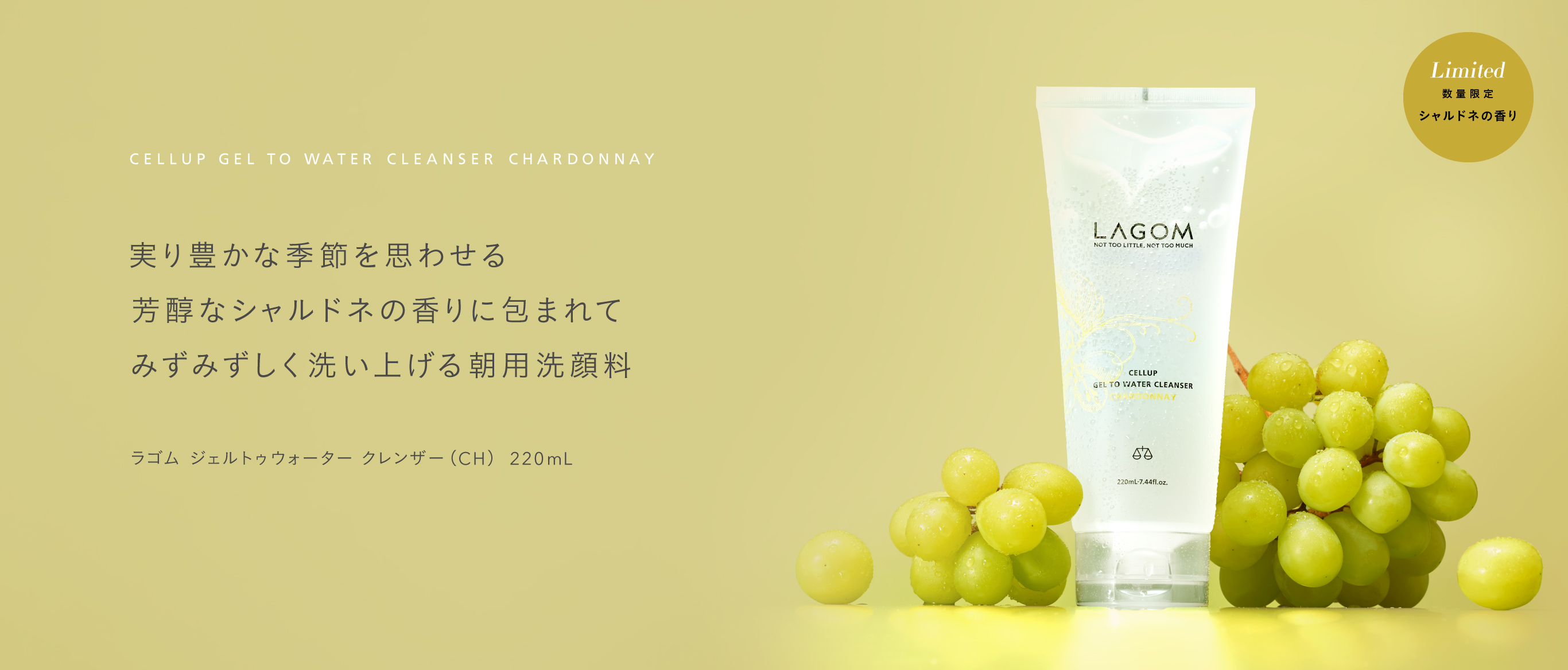 ラゴム ジェルトゥウォーター クレンザー(CH)(朝用洗顔)